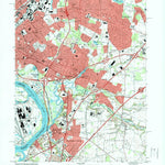 United States Geological Survey Trenton East, NJ-PA (1995, 24000-Scale) digital map