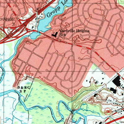 United States Geological Survey Trenton East, NJ-PA (1995, 24000-Scale) digital map