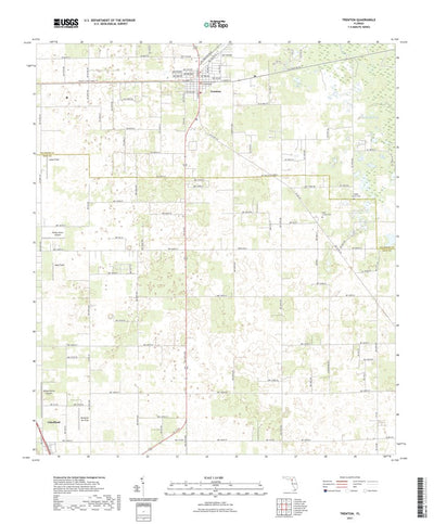 United States Geological Survey Trenton, FL (2021, 24000-Scale) digital map