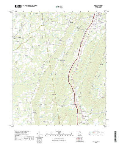 United States Geological Survey Trenton, GA (2020, 24000-Scale) digital map