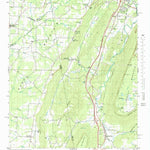 United States Geological Survey Trenton, GA-AL (1982, 24000-Scale) digital map