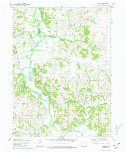 United States Geological Survey Trenton, IA (1980, 24000-Scale) digital map