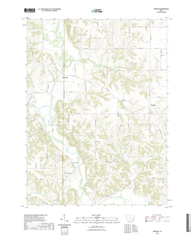 United States Geological Survey Trenton, IA (2022, 24000-Scale) digital map