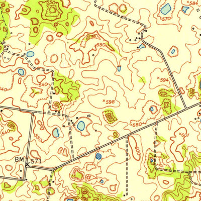 United States Geological Survey Trenton, KY-TN (1951, 24000-Scale) digital map