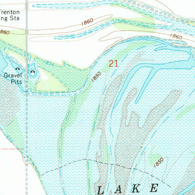 United States Geological Survey Trenton, ND (1969, 24000-Scale) digital map