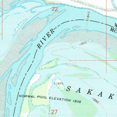 United States Geological Survey Trenton, ND (1969, 24000-Scale) digital map