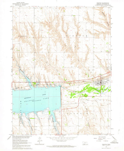 United States Geological Survey Trenton, NE (1962, 24000-Scale) digital map