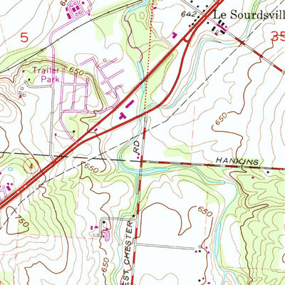 United States Geological Survey Trenton, OH (1966, 24000-Scale) digital map