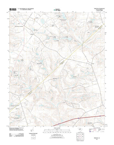 United States Geological Survey Trenton, SC (2011, 24000-Scale) digital map