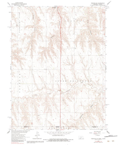 United States Geological Survey Trenton SE, NE-KS (1962, 24000-Scale) digital map