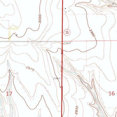 United States Geological Survey Trenton SE, NE-KS (1962, 24000-Scale) digital map