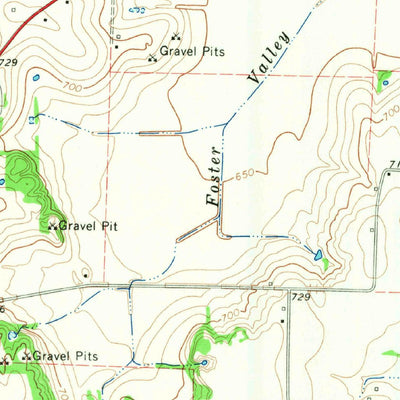 United States Geological Survey Trenton, TX (1964, 24000-Scale) digital map
