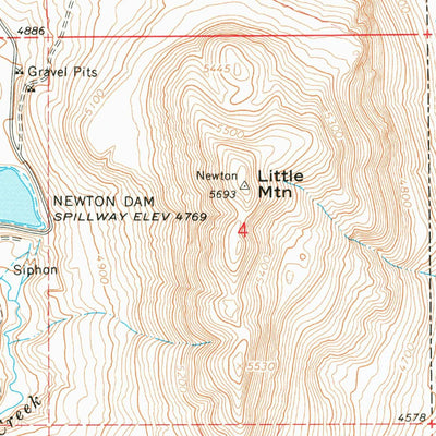 United States Geological Survey Trenton, UT-ID (1964, 24000-Scale) digital map