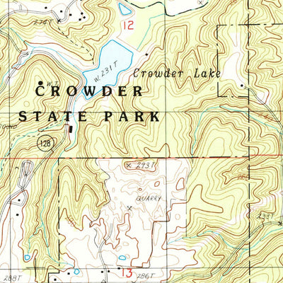 United States Geological Survey Trenton West, MO (1984, 24000-Scale) digital map