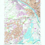 United States Geological Survey Trenton West, NJ-PA (1955, 24000-Scale) digital map