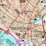 United States Geological Survey Trenton West, NJ-PA (1955, 24000-Scale) digital map