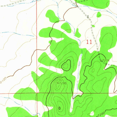 United States Geological Survey Tres Montosas, NM (1964, 24000-Scale) digital map