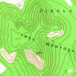 United States Geological Survey Tres Montosas, NM (1964, 24000-Scale) digital map