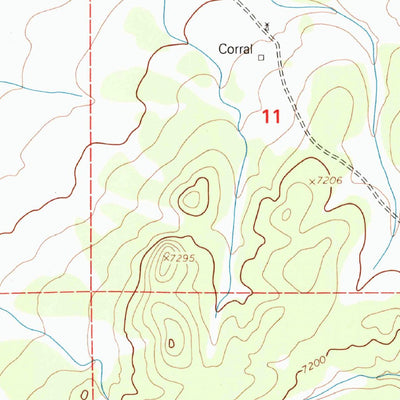 United States Geological Survey Tres Montosas, NM (1995, 24000-Scale) digital map