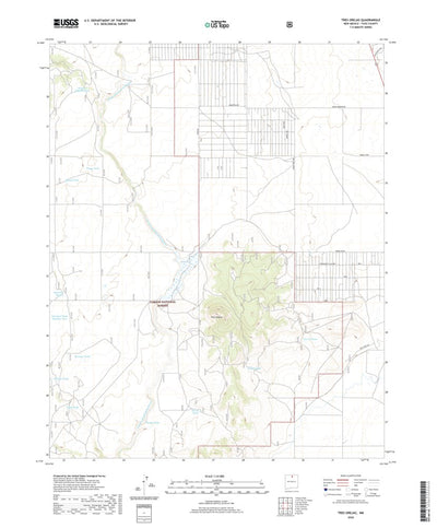 United States Geological Survey Tres Orejas, NM (2020, 24000-Scale) digital map