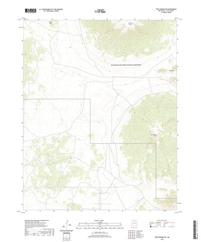 United States Geological Survey Tres Piedras NE, NM (2020, 24000-Scale) digital map