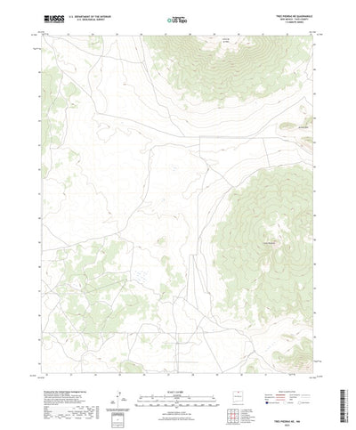 United States Geological Survey Tres Piedras NE, NM (2023, 24000-Scale) digital map