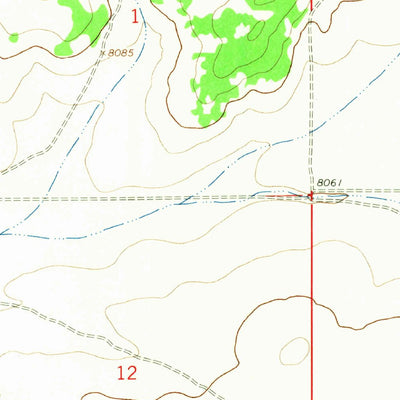 United States Geological Survey Tres Piedras, NM (1963, 24000-Scale) digital map