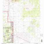 United States Geological Survey Tres Piedras, NM (1995, 24000-Scale) digital map