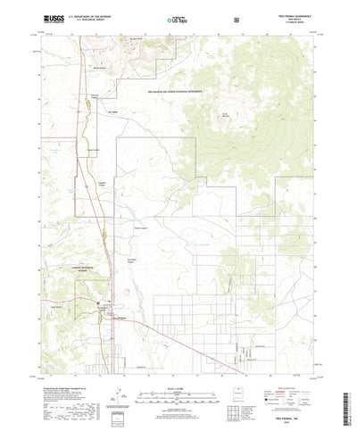 United States Geological Survey Tres Piedras, NM (2020, 24000-Scale) digital map