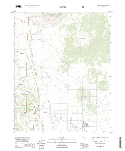 United States Geological Survey Tres Piedras, NM (2023, 24000-Scale) digital map