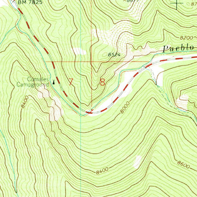 United States Geological Survey Tres Ritos, NM (1964, 24000-Scale) digital map