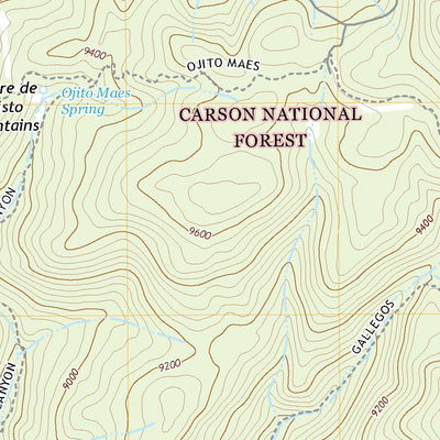 United States Geological Survey Tres Ritos, NM (2020, 24000-Scale) digital map