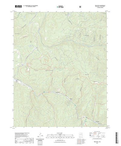 United States Geological Survey Tres Ritos, NM (2023, 24000-Scale) digital map
