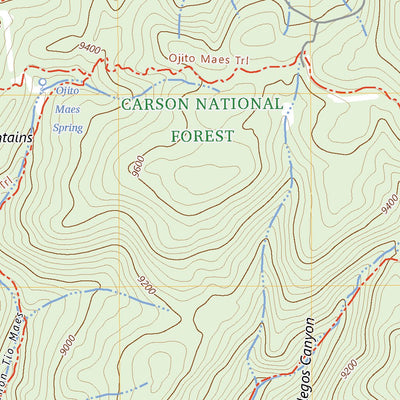 United States Geological Survey Tres Ritos, NM (2023, 24000-Scale) digital map