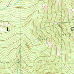 United States Geological Survey Trestle Peak, ID (1989, 24000-Scale) digital map