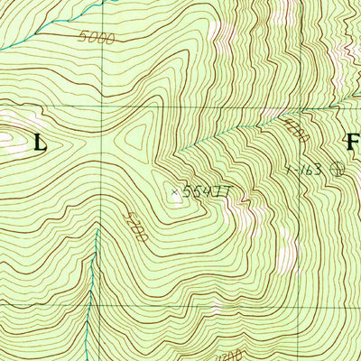 United States Geological Survey Trestle Peak, ID (1989, 24000-Scale) digital map