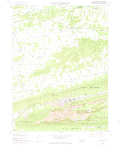 United States Geological Survey Trevorton, PA (1969, 24000-Scale) digital map