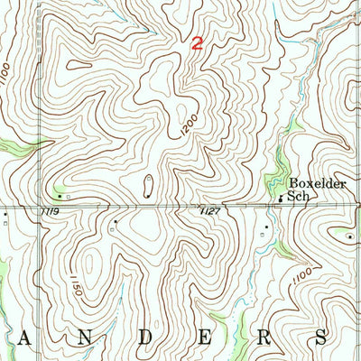 United States Geological Survey Treynor, IA (1956, 24000-Scale) digital map