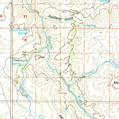United States Geological Survey Triangle, ID (1990, 100000-Scale) digital map