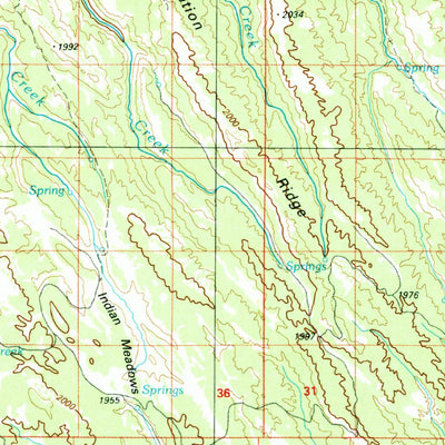 United States Geological Survey Triangle, ID (1990, 100000-Scale) digital map