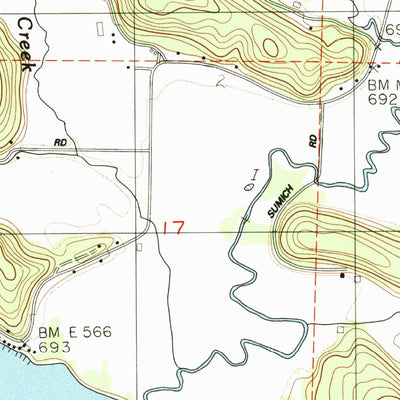United States Geological Survey Triangle Lake, OR (1984, 24000-Scale) digital map