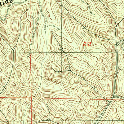 United States Geological Survey Triangle Lake, OR (1984, 24000-Scale) digital map