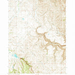 United States Geological Survey Triangle Reservoir, ID (1990, 24000-Scale) digital map