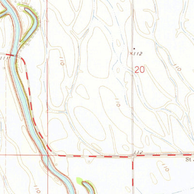 United States Geological Survey Tribbett, MS (1967, 24000-Scale) digital map