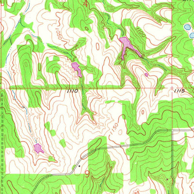 United States Geological Survey Tribbey, OK (1958, 24000-Scale) digital map