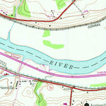 United States Geological Survey Tribes Hill, NY (1944, 24000-Scale) digital map