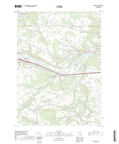 United States Geological Survey Tribes Hill, NY (2023, 24000-Scale) digital map