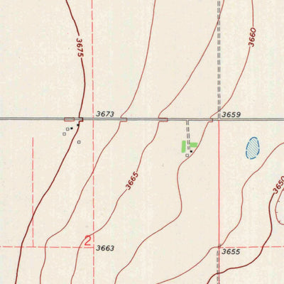 United States Geological Survey Tribune, KS (1970, 24000-Scale) digital map
