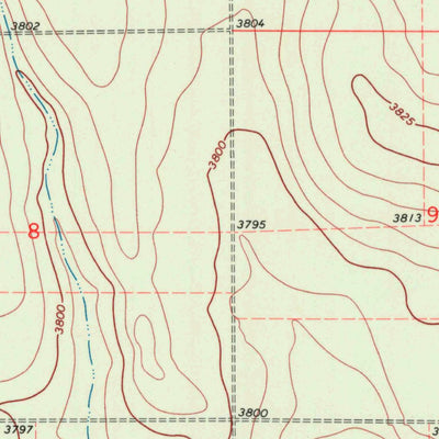 United States Geological Survey Tribune NW, KS (1970, 24000-Scale) digital map
