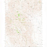 United States Geological Survey Trident Peak, NV-OR (1961, 62500-Scale) digital map